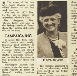 Janet Heyden. Image via the Australian Women's Weekly.